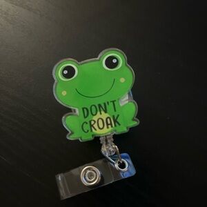 Green Frog Badge Reel